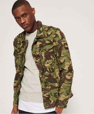 Superdry Rookie Deck Férfi Kabát Camo | LCGBN9465